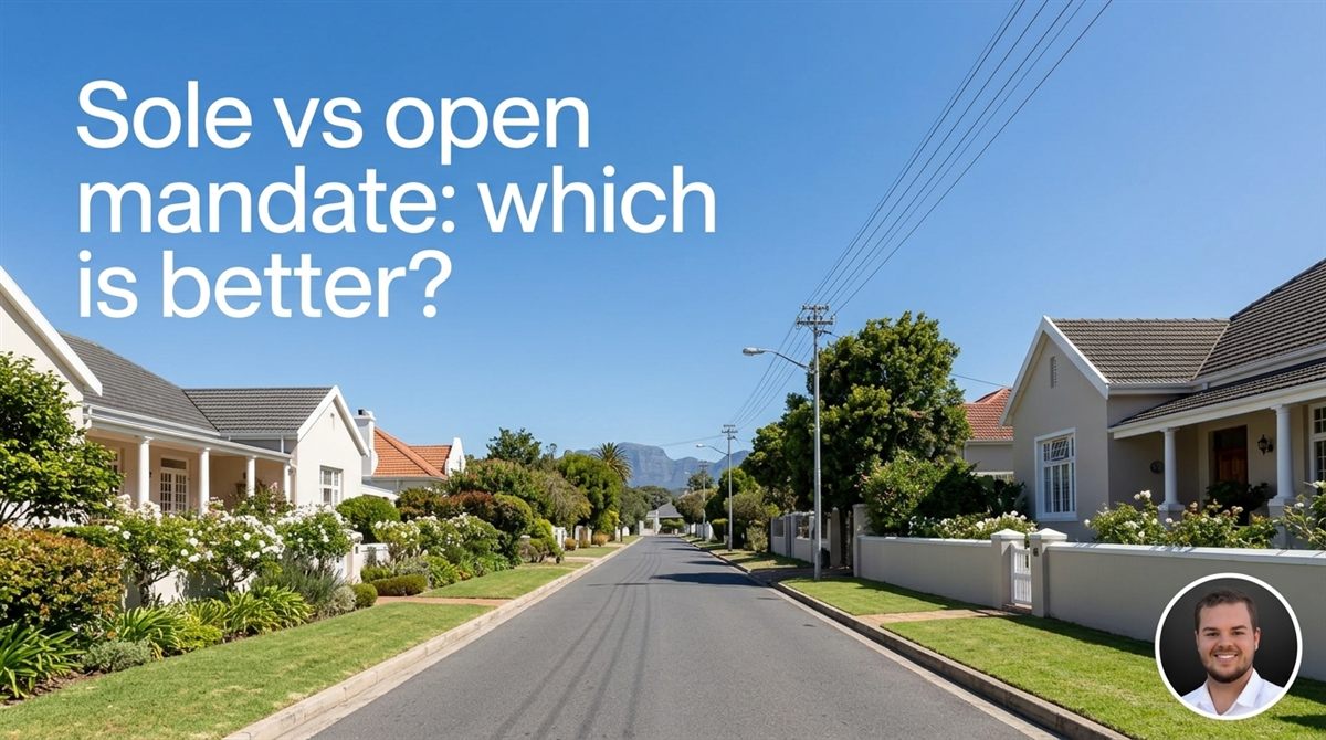 Sole vs open mandate: which is better when selling in Cape Town?
